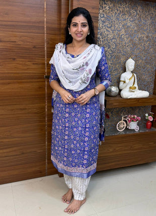 Linen Cotton Suit (Unstitched)