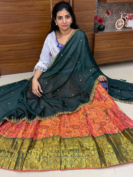 Lehenga is Free Size (Semi Stitched )