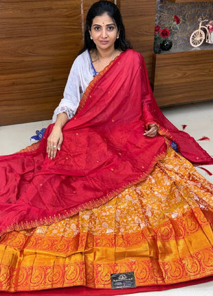 Lehenga is Free Size (Semi Stitched )