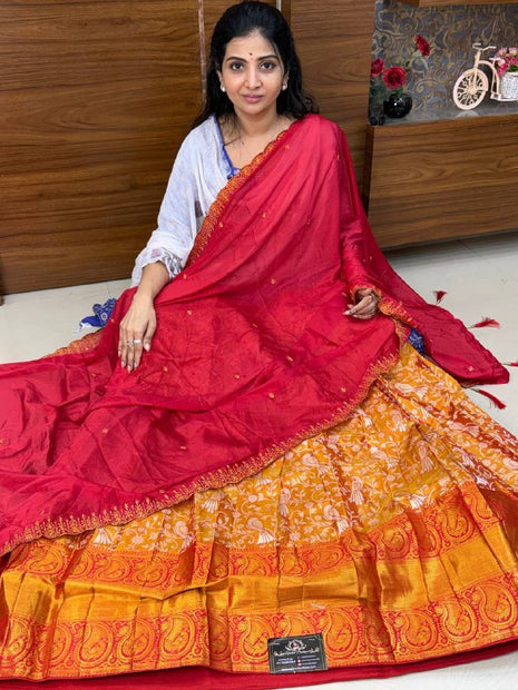 Lehenga is Free Size (Semi Stitched )