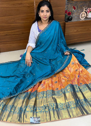 Lehenga is Free Size (Semi Stitched )