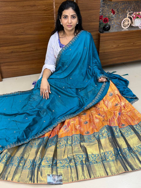 Lehenga is Free Size (Semi Stitched )