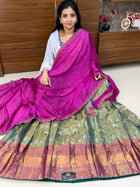 Lehenga is Free Size (Semi Stitched )