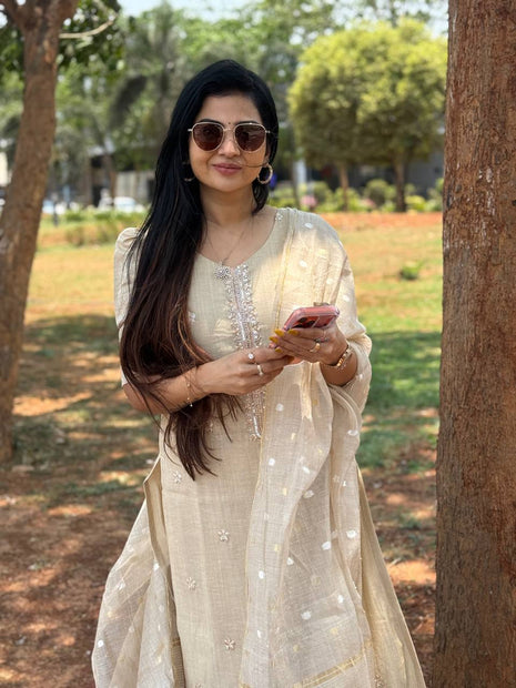 Salwar Suit Set (Unstitched)