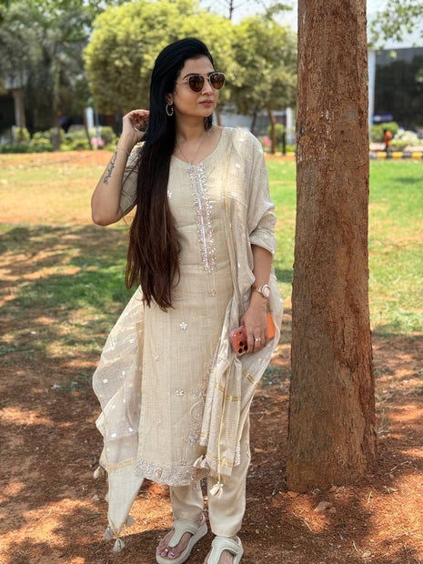 Salwar Suit Set (Unstitched)