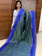 Semi Kancipuram With Palum Pazham Checks Pattern