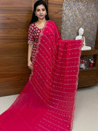 Designer  Saree (STONE WORK)