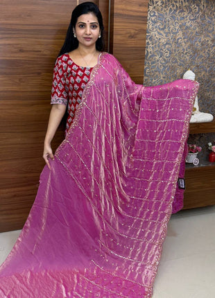 Designer  Saree (STONE WORK)