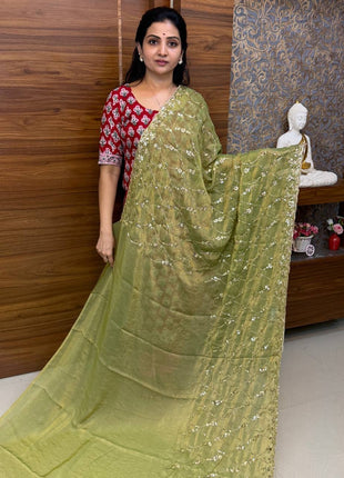 Designer  Saree (STONE WORK)