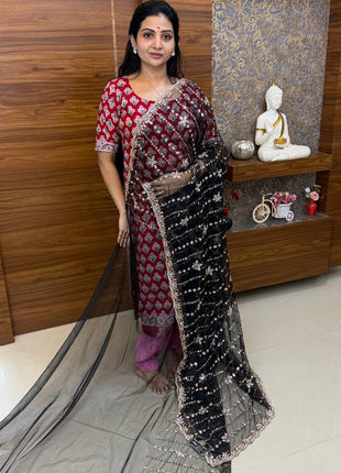 Designer Saree (STONE WORK)