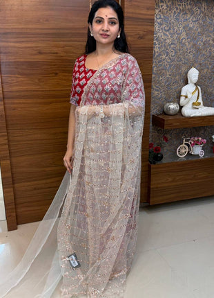 Designer Saree (STONE WORK)