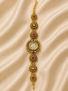 Women's Gold-Tone Ethnic Bracelet Watch