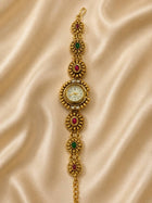 Women's Gold-Tone Ethnic Bracelet Watch