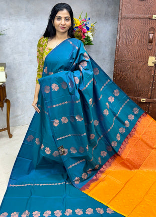 Border Less Kanchi Silk
