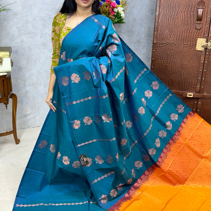 Border Less Kanchi Silk