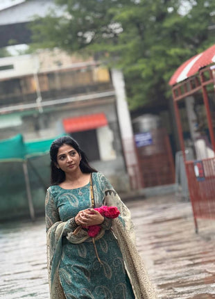 Kota Doria Salwar Suit  (UNSTITCHED)