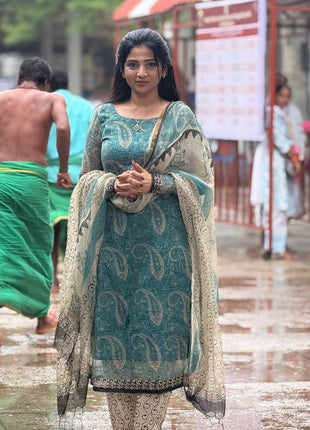 Kota Doria Salwar Suit  (UNSTITCHED)