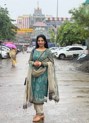 Kota Doria Salwar Suit  (UNSTITCHED)