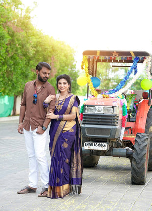 Kanchi Silk Gold Zari