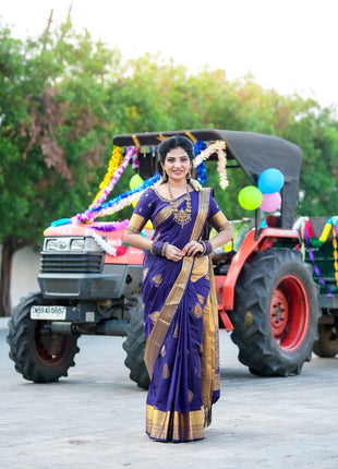 Kanchi Silk Gold Zari