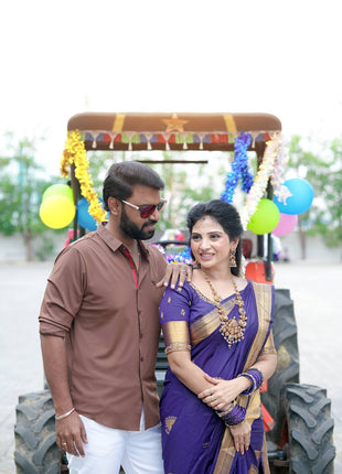 Kanchi Silk Gold Zari