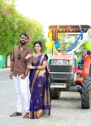 Kanchi Silk Gold Zari