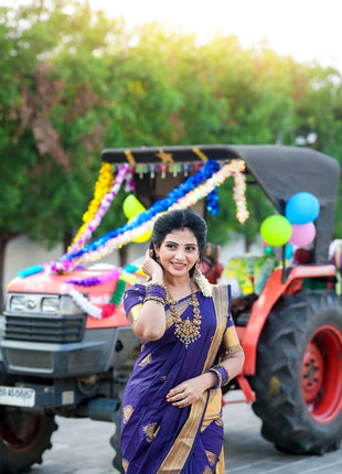 Kanchi Silk Gold Zari