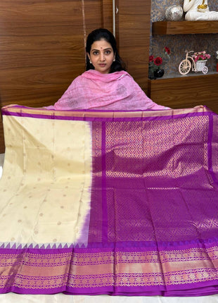Semi Gadwal Saree