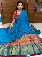 Lehenga is Free Size (Semi Stitched )