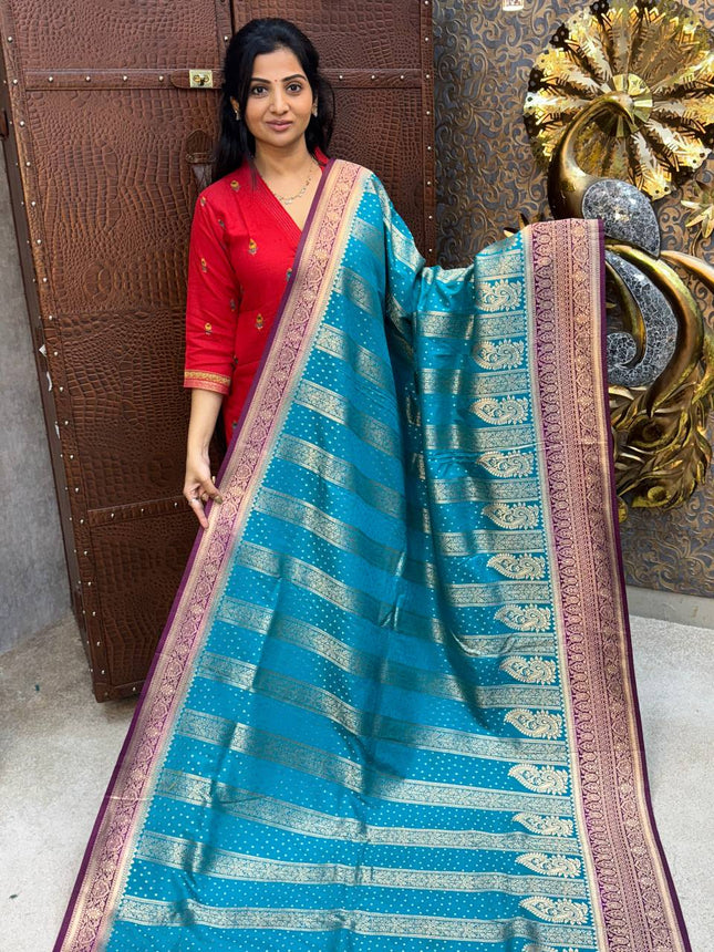 Pure Georgette Banarasi