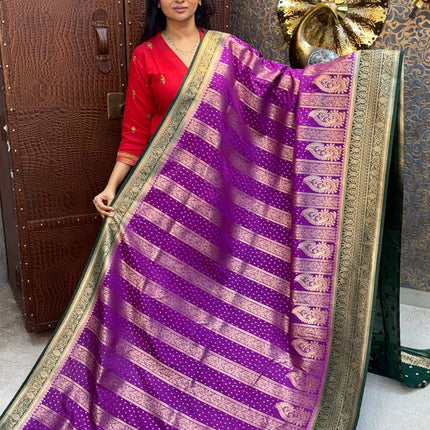 Pure Georgette Banarasi