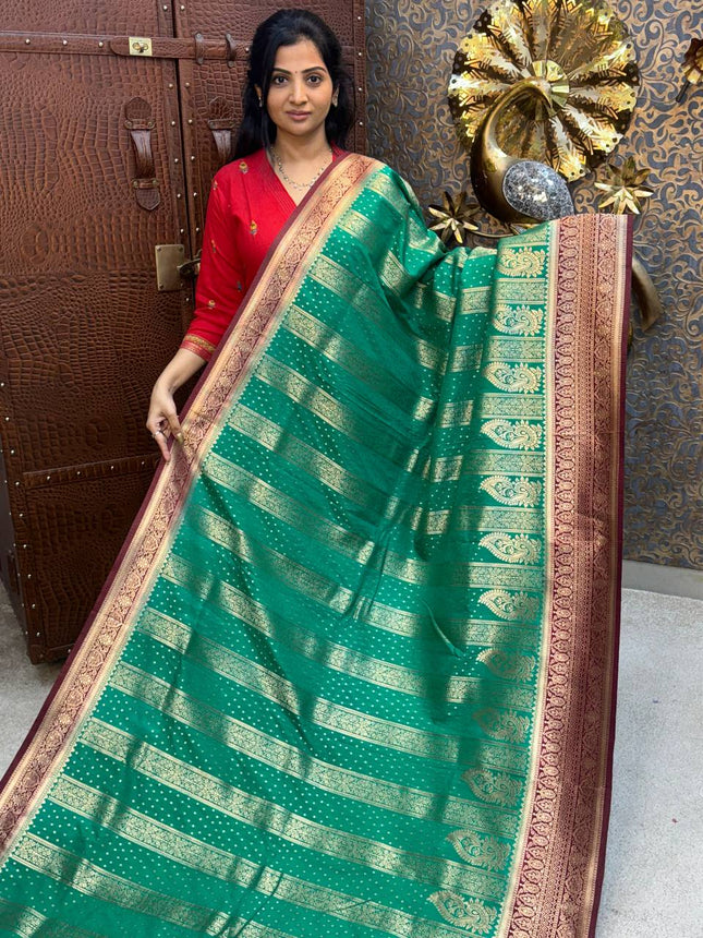 Pure Georgette Banarasi