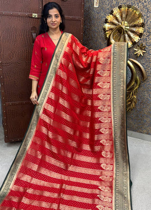 Pure Georgette Banarasi