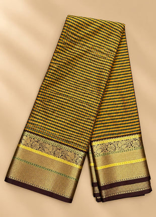 Premium Kanchi With Madras Checks Saree