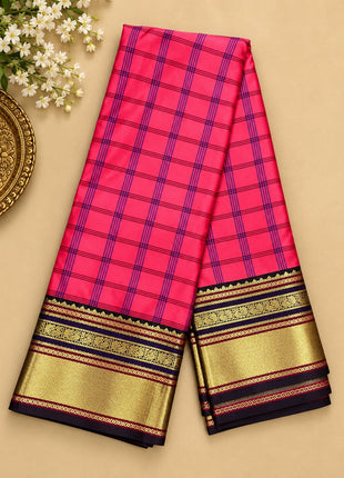 Premium Kanchi With Madras Checks Saree