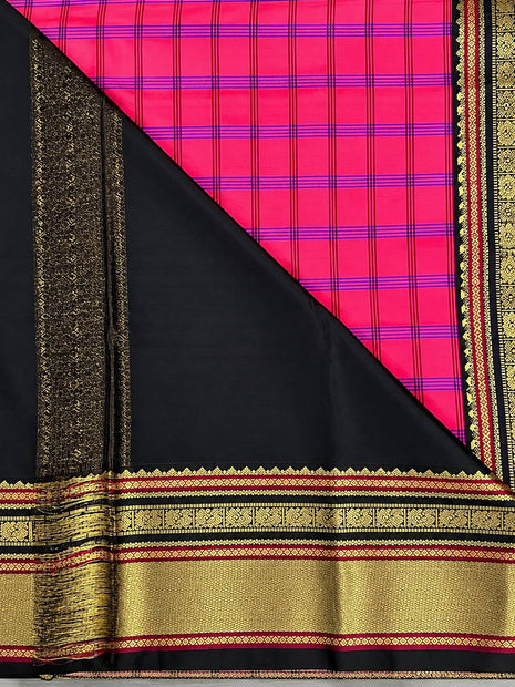 Premium Kanchi With Madras Checks Saree