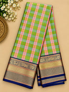 Premium Kanchi With Madras Checks Saree