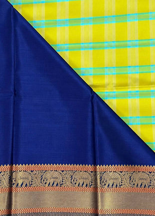 Premium Kanchi With Madras Checks Saree