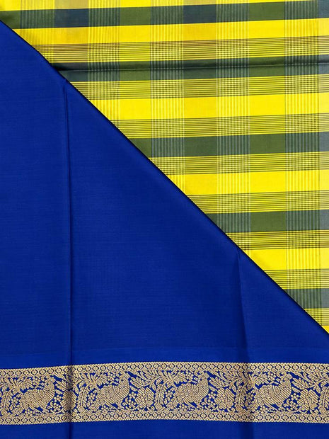 Premium Kanchi With Madras Checks Saree