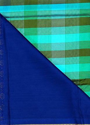 Premium Kanchi With Madras Checks Saree