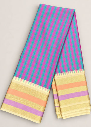 Premium Kanchi With Madras Checks Saree