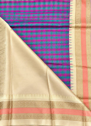 Premium Kanchi With Madras Checks Saree