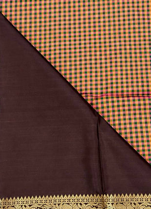 Premium Kanchi With Madras Checks Saree
