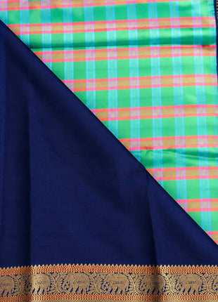 Premium Kanchi With Madras Checks Saree