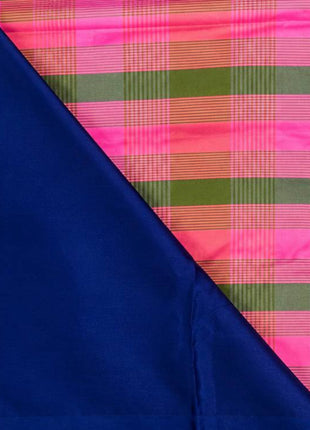 Premium Kanchi With Madras Checks Saree