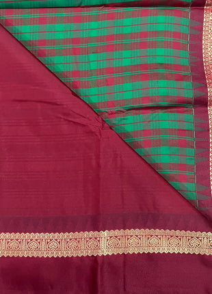 Premium Kanchi With Madras Checks Saree