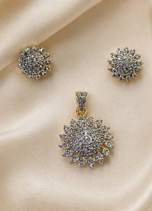 Diamond look Stone Earring