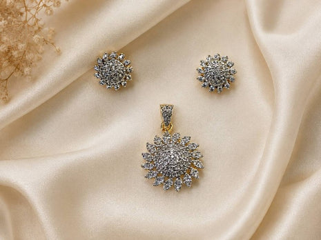Diamond look Stone Earring
