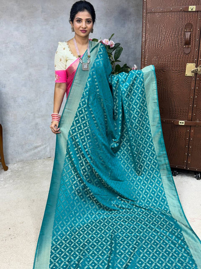 Pure Georgette Banarasi