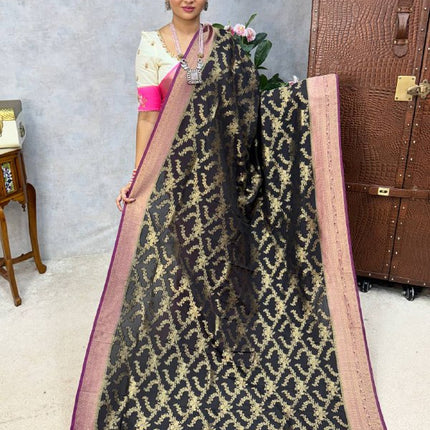 Pure Georgette Banarasi